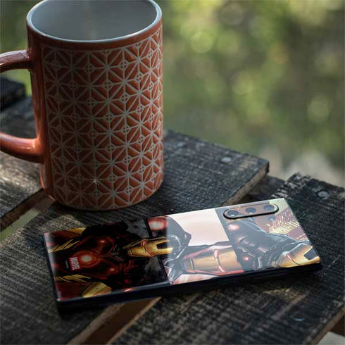 Marvel Iron Man Three Panel Galaxy Note 10 Skin